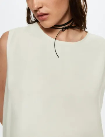 Rochie scurta Mango, crem