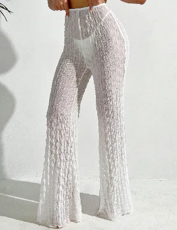 Pantaloni de plaja SHEIN, negru