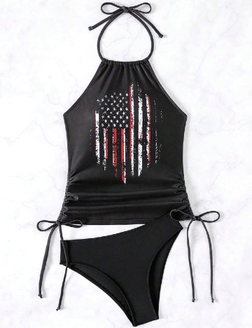 Costum de baie SHEIN, negru