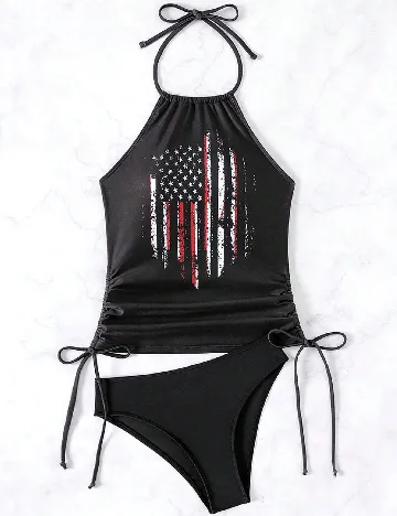 Costum de baie SHEIN, negru