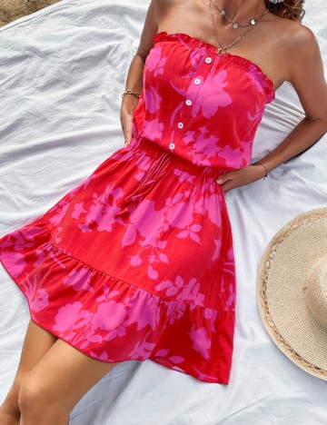 Rochie scurta SHEIN, rosu