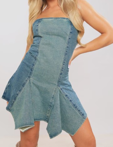 Rochie scurta PRETTYLITTLETHING, albastru