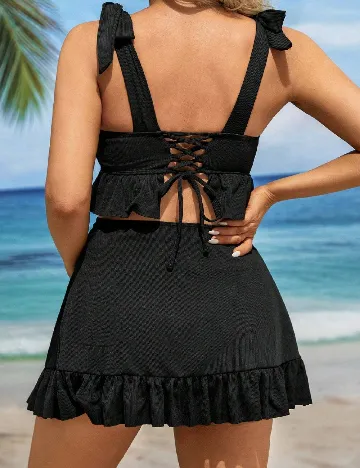 Costum de baie SHEIN Maternity, negru