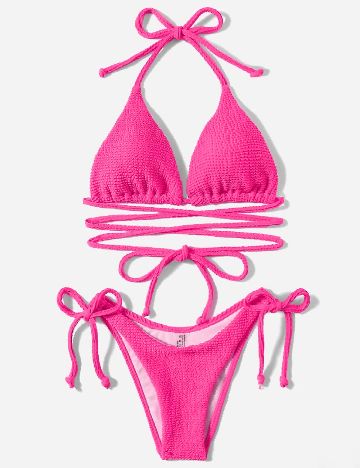 Costum de baie SHEIN, roz