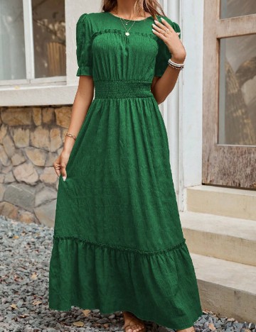 Rochie lunga SHEIN, verde
