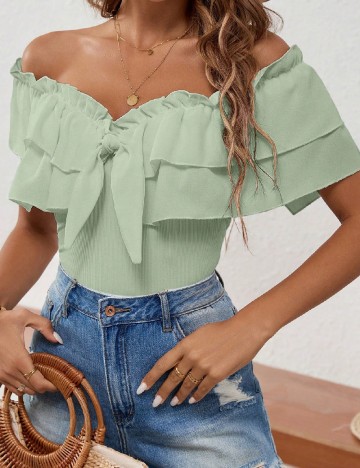 Bluza SHEIN, verde
