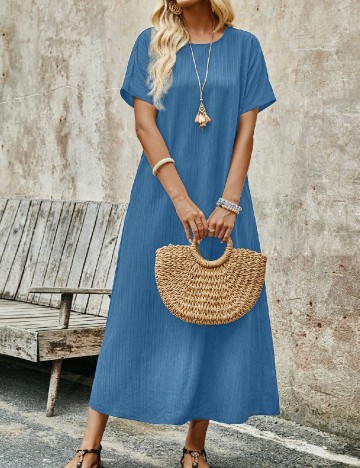 Rochie lunga SHEIN, albastru