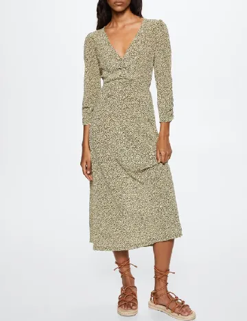 Rochie medie Mango, verde