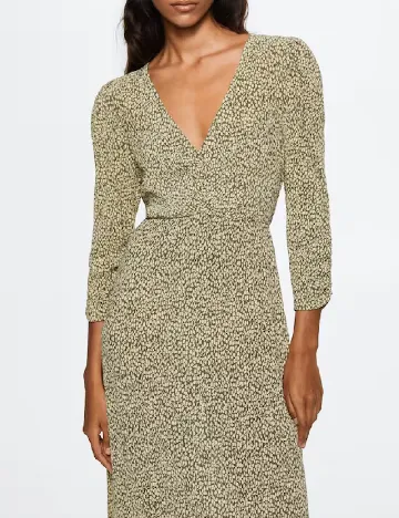 Rochie medie Mango, verde