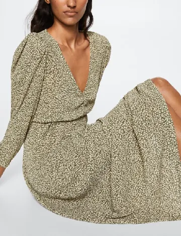 Rochie medie Mango, verde