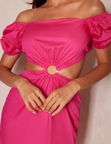 Rochie scurta PRETTYLITTLETHING, roz Roz