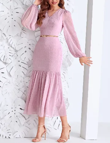 Rochie medie SHEIN, roz