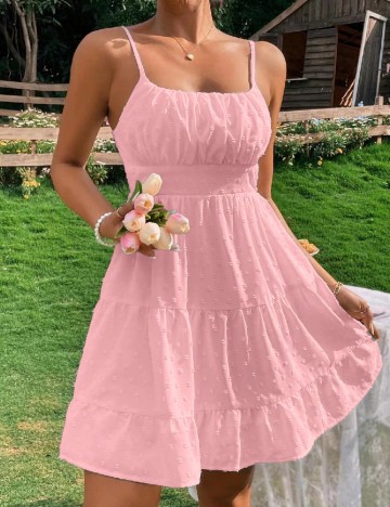 Rochie scurta SHEIN, roz