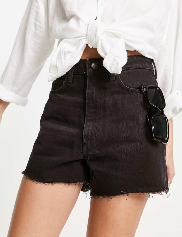 Pantaloni scurti Weekday, negru