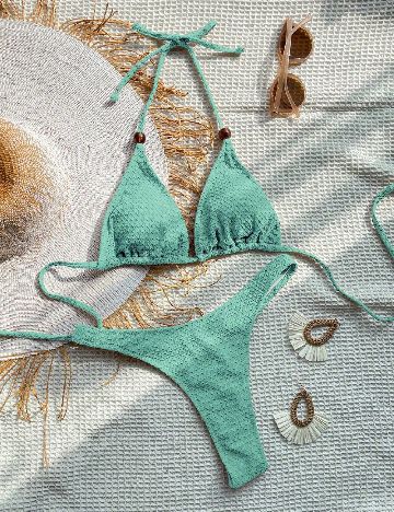 Costum de baie SHEIN, albastru