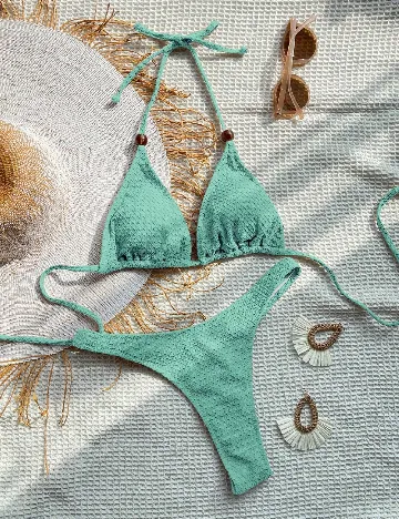 Costum de baie SHEIN, albastru