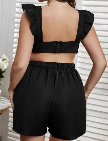 Salopeta SHEIN CURVE, negru