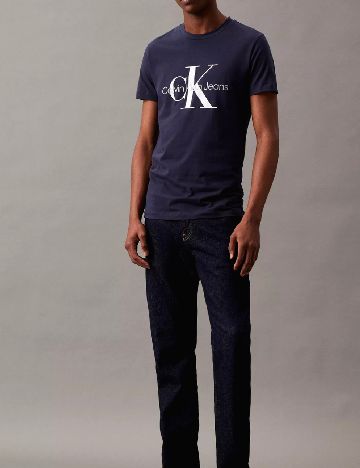 Tricou Calvin Klein Jeans, bleumarin
