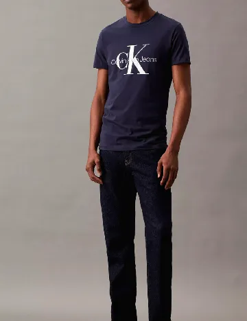 Tricou Calvin Klein Jeans, bleumarin