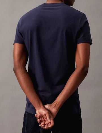 Tricou Calvin Klein Jeans, bleumarin