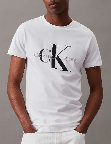 Tricou Calvin Klein Jeans, alb
