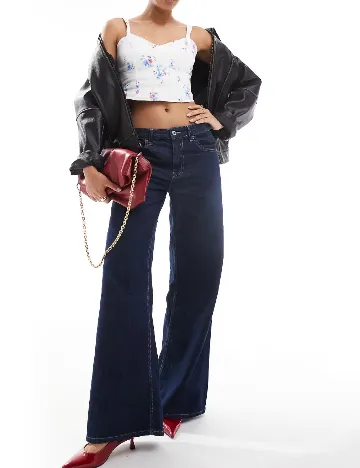 Top Hollister, alb Alb