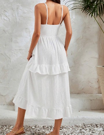 Rochie medie SHEIN, alb