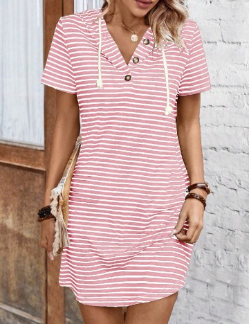 Rochie scurta SHEIN, roz