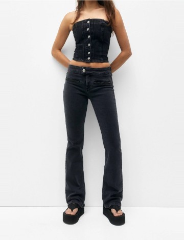 Top Pull&Bear, negru