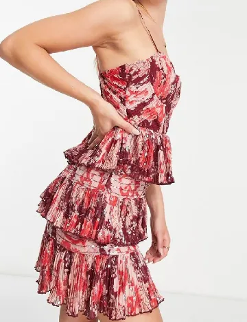 Rochie scurta ASOS, mix culori