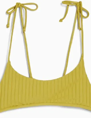 Sutien de baie Bershka, verde Verde