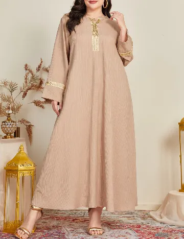 Rochie lunga SHEIN CURVE, crem