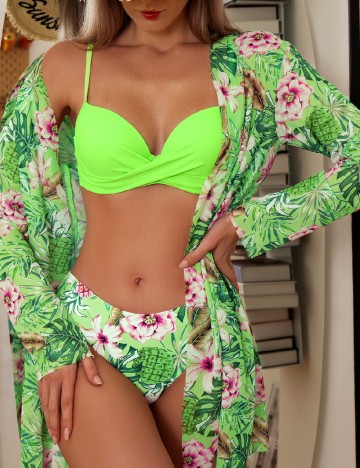 Costum de baie SHEIN, verde