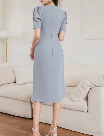 Rochie medie Dazy, gri petrol Gri