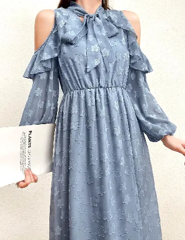 Rochie lunga SHEIN, albastru