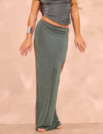 Fusta PRETTYLITTLETHING, verde