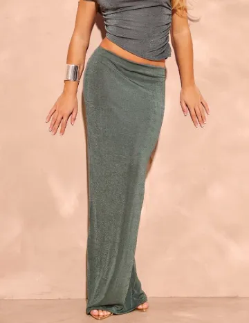 Fusta PRETTYLITTLETHING, verde