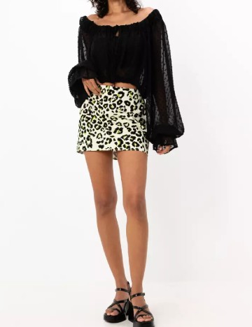Fusta ASOS, animal print