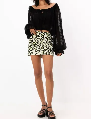 Fusta ASOS, animal print
