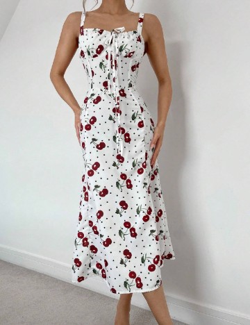 Rochie medie SHEIN, alb