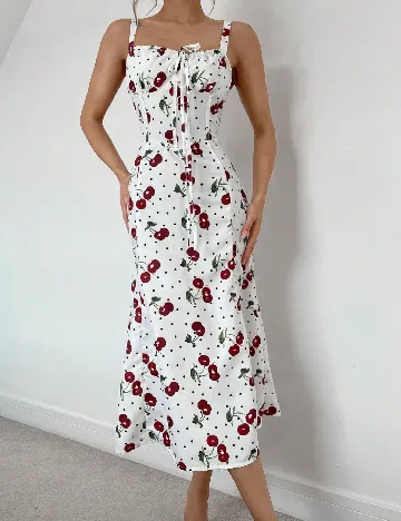 Rochie medie SHEIN, alb