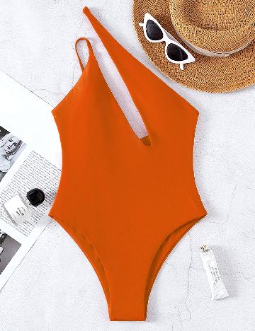 Costum de baie SHEIN, portocaliu