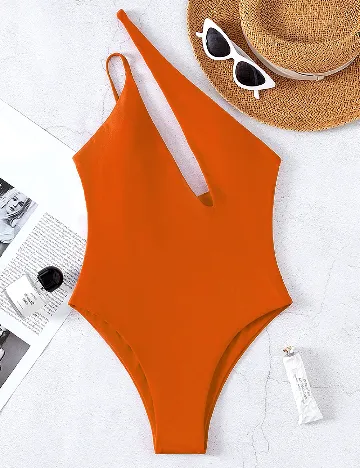 Costum de baie SHEIN, portocaliu