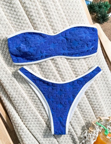 Costum de baie SHEIN, albastru