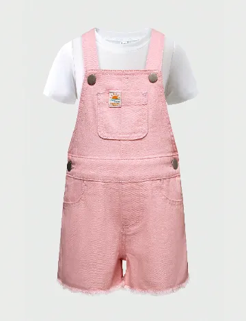 Salopeta Shein Kids, roz Roz