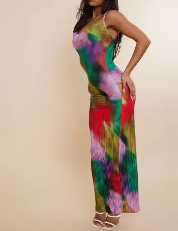 Rochie lunga PRETTYLITTLETHING, mix culori