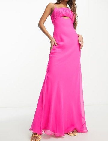 Rochie lunga ASOS, roz