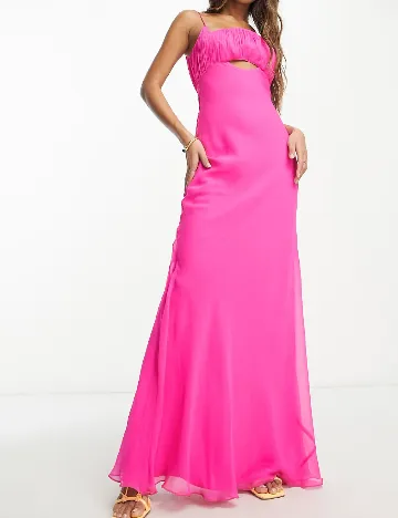 Rochie lunga ASOS, roz