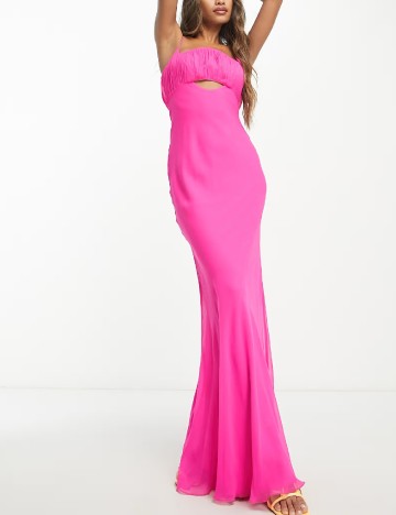 Rochie lunga ASOS, roz
