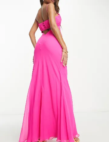 Rochie lunga ASOS, roz